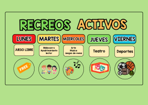 LOS RECREOS ACTIVOS